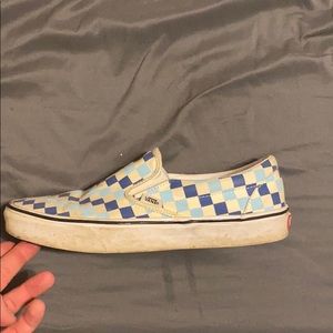 Blue Vans Low